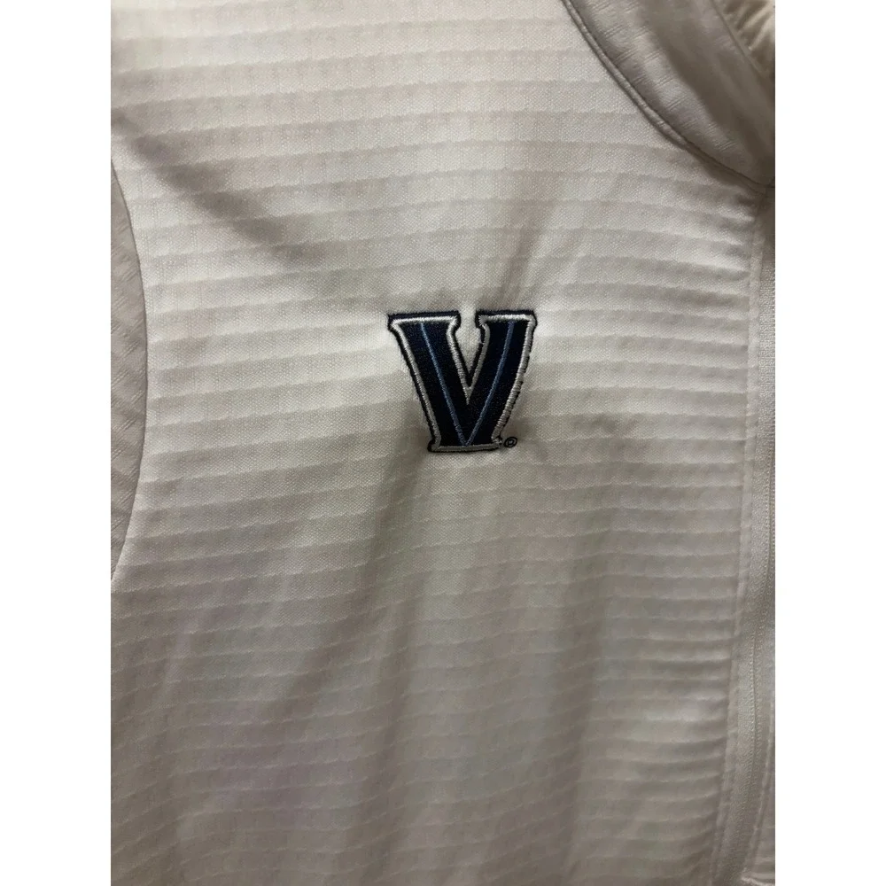 Nike Golf Villanova Wildcats Dri-FIT Full Zip Jacket White Textured Womens Med